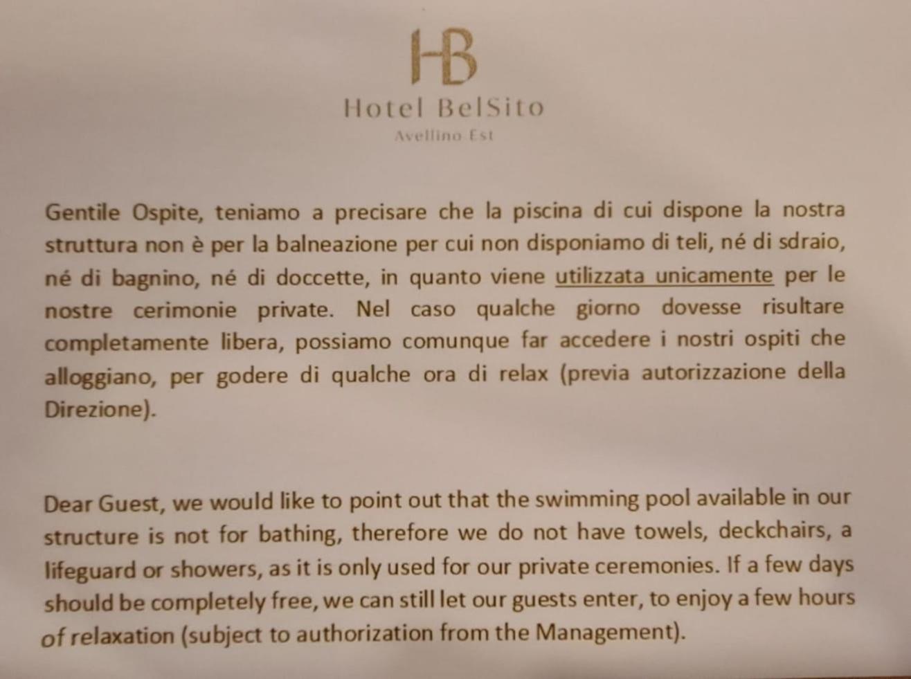 Bel Sito Hotel Due Torri Manocalzati Extérieur photo